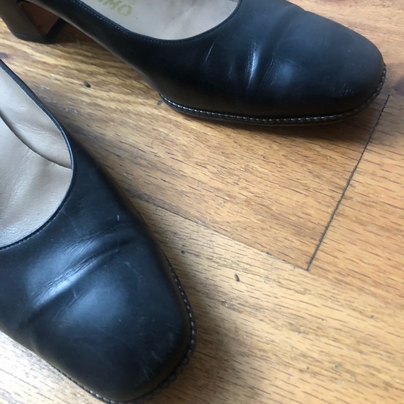 Vintage Salvatore Ferraragamo block heel - Picture 4 of 4